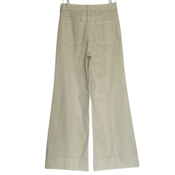 NEW J. CREW Wide-leg corduroy trouser in ivory cream size 27 - Picture 4 of 5